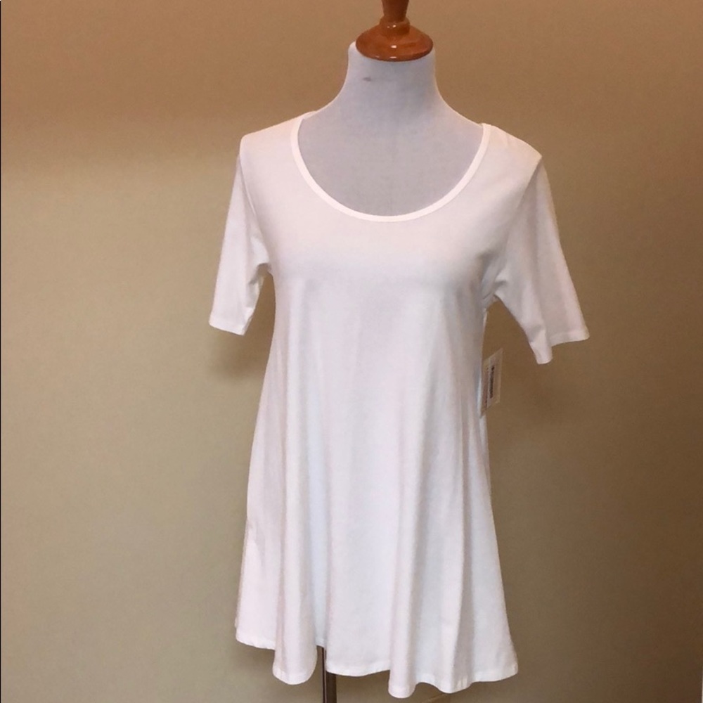 New LuLaRoe White Perfect Tee